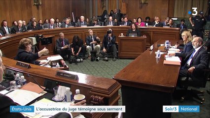 États-Unis : l'accusatrice du juge Kavanaugh témoigne devant le Sénat