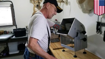 Man hacks off own arm to save own life after sausage accident