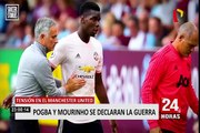 Distanciamiento entre Mourinho y Pogba ha remecido el Manchester United