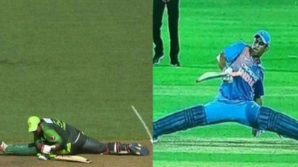 Download Video: Asia Cup 2018 : Sarfraz Ahmed Tries To Copy MS Dhoni But Fails Miserably