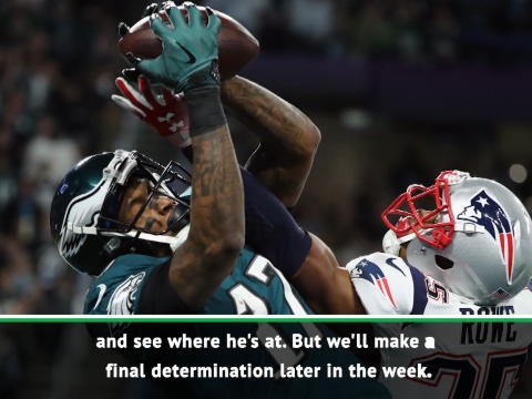 Eagles' star receiver Alshon Jeffery in line for return against Titans