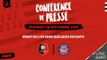 J8. Stade Rennais F.C. / Toulouse : Conférence de presse