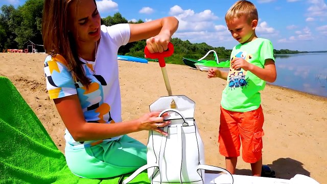 Children Found Toy Pirate Treasures Video for kids from Vlad and Nikita