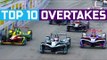 Top 10 Overtakes In Formula E History! | ABB FIA Formula E Championship