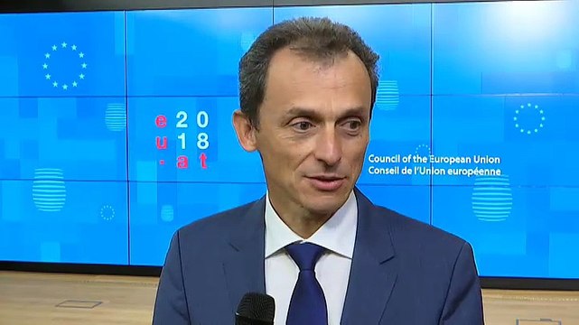 Declaraciones de Pedro Duque en Bruselas