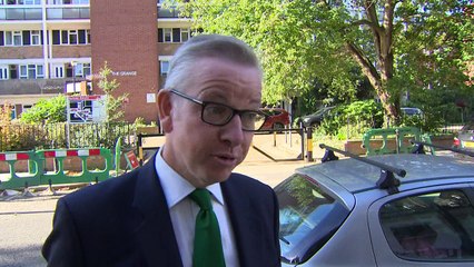 Gove calls for party unity and backs Theresa May