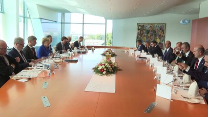 - Erdoğan Ve Merkel Çalışma Yemeğinde Bir Araya Geldi