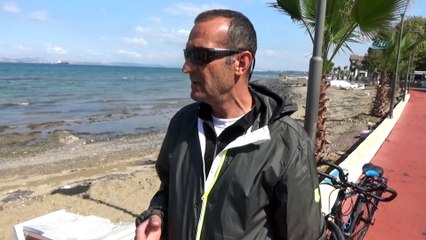 Deniz suyu çekildi, vatandaşlar deprem sinyali zannetti