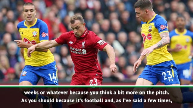 Klopp denies row with Shaqiri after Carabao Cup loss to Chelsea