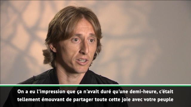 CdM 2018 - Modric : Très fiers d’avoir apporté du bonheur aux Croates
