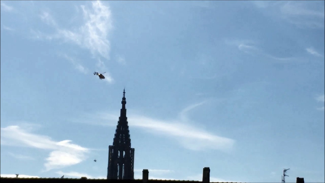Un octogénaire hélitreuillé depuis la cathédral...