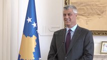 Thaçi: Arritja e marrëveshjes mes Kosovës dhe Serbisë ka mbështetjen e SHBA-ve dhe BE-së
