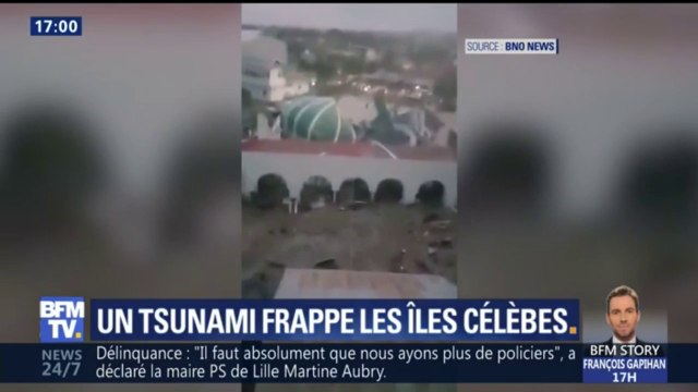 En Indonésie, un tsunami a frappé l'île des Célèbes