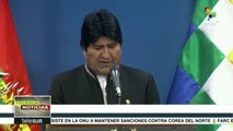Bolivia: pdte. Evo pide unidad al pueblo para recibir fallo de La Haya
