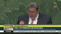 Denuncia San Vicente ante la ONU amenazas ilegales contra Venezuela