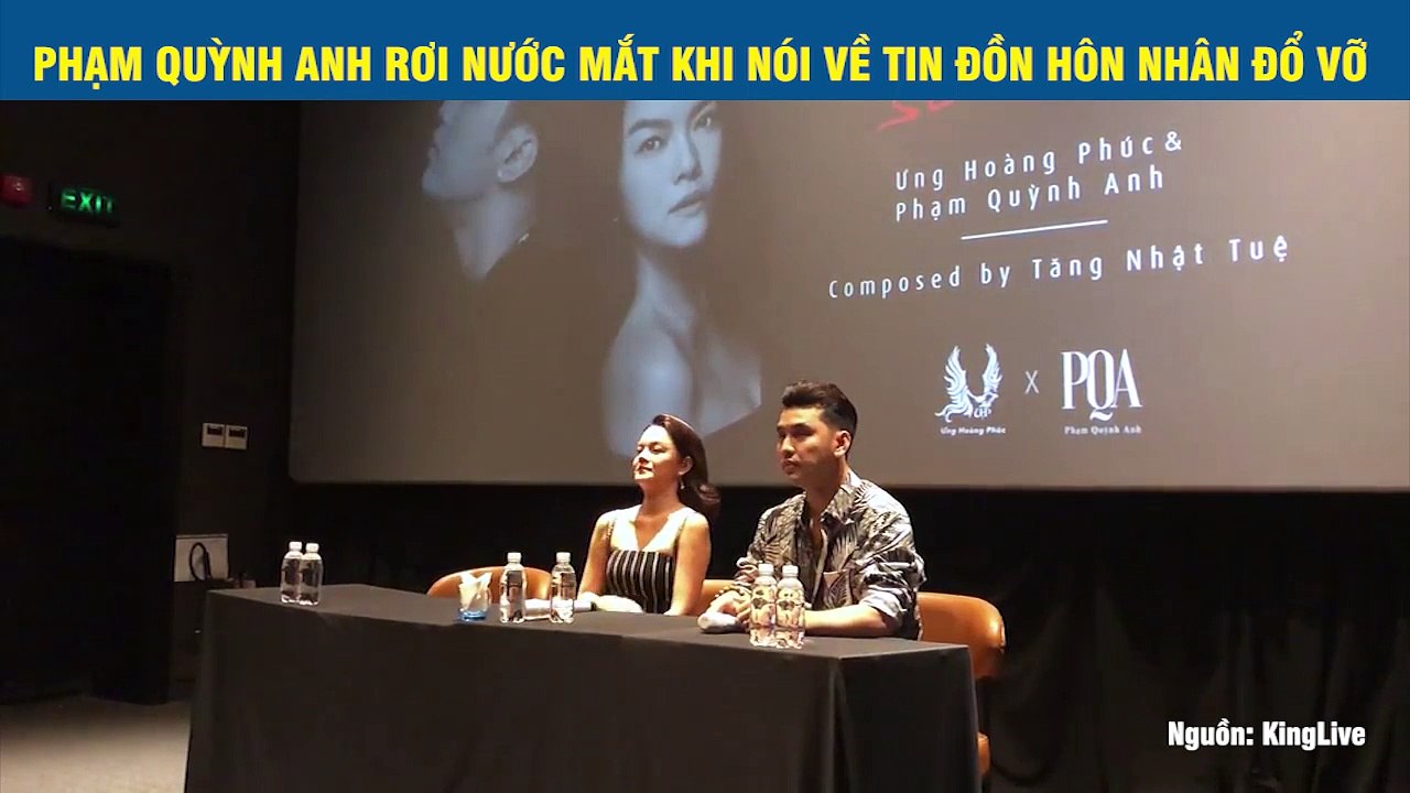 PHẠM QUỲNH ANH RƠI NƯỚC MẮT KHI NÓI VỀ TIN ĐỒN HÔN NHÂN ĐỔ VỠ