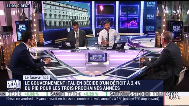 Ronan Blanc VS Jean-François Fossé (1/2): Quid des réactions du marché italien après l'annonce d'un déficit à 2,4% de son PIB ? - 28/09