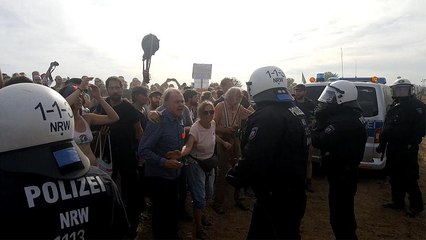 Скачать видео: Ativistas vivem em cima das árvores em protesto contra carvão