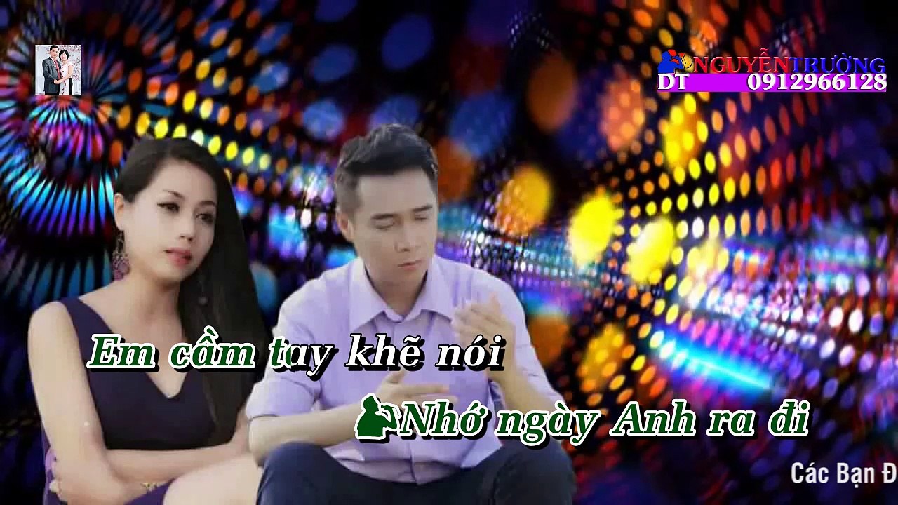 Karaoke Chuẩn HD  Hai Phương Trời Một Nỗi Nhớ - Đinh Thiên Hương ft Quang Đại