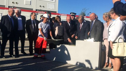 Bourgoin-Jallieu : Gérard Collomb a posé la première pierre du commissariat