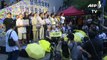 Hong Kong celebra aniversario de movimiento de los paraguas