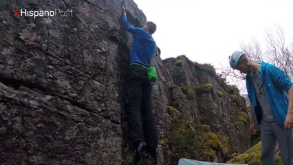 Una roca estuvo a punto de convertir una práctica de montañismo en una tragedia