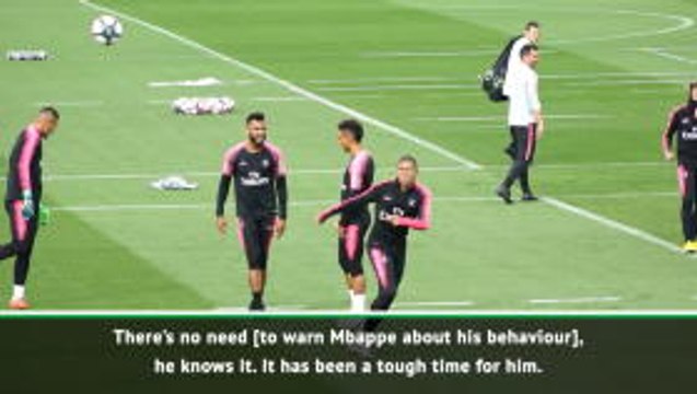 Mbappe doesn't need to be warned about behaviour on return - Tuchel