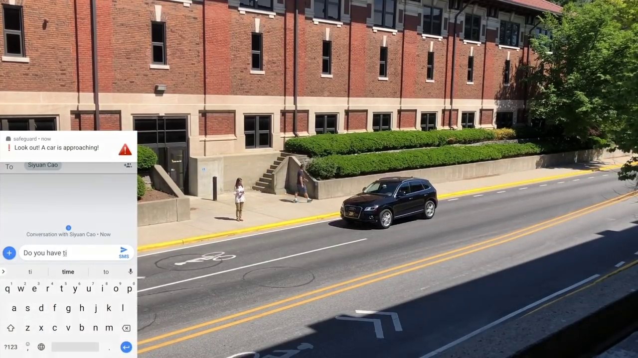 Nuevo sistema para salvar la vida a los peatones distraídos