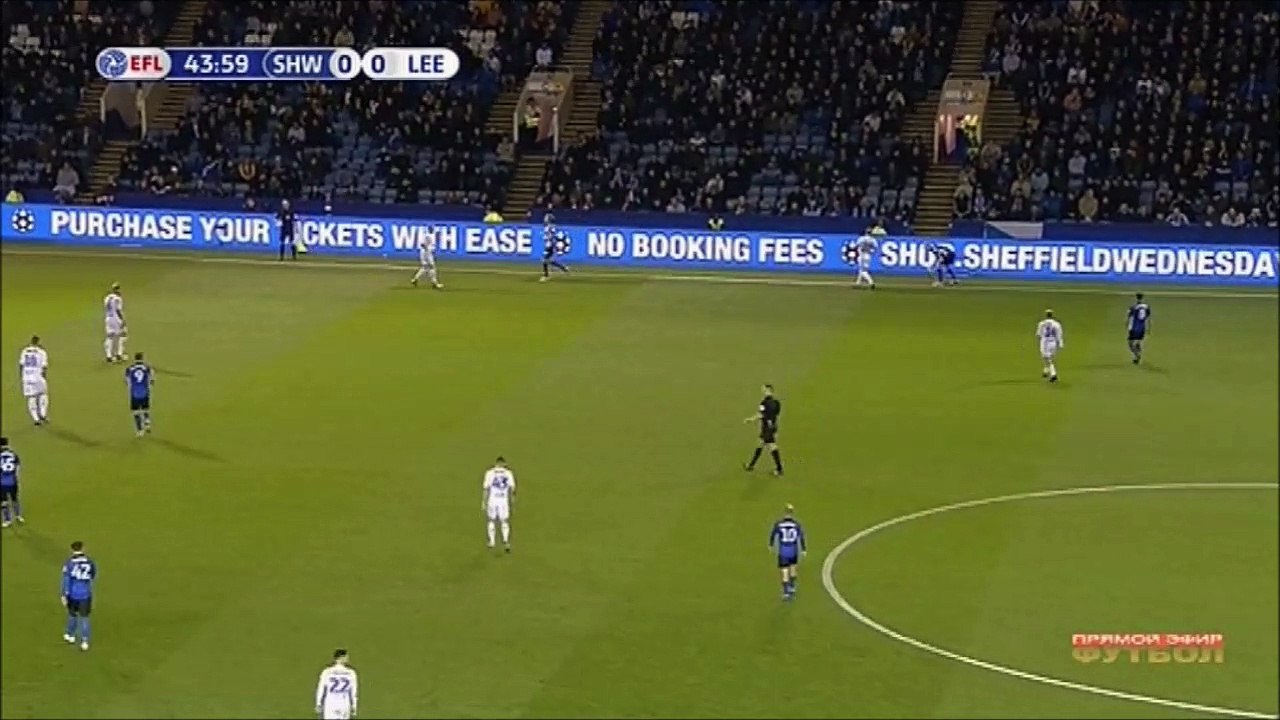 Adam Reach Incredible Long Range Goal - Sheffield Wednesday 1-0 Leeds