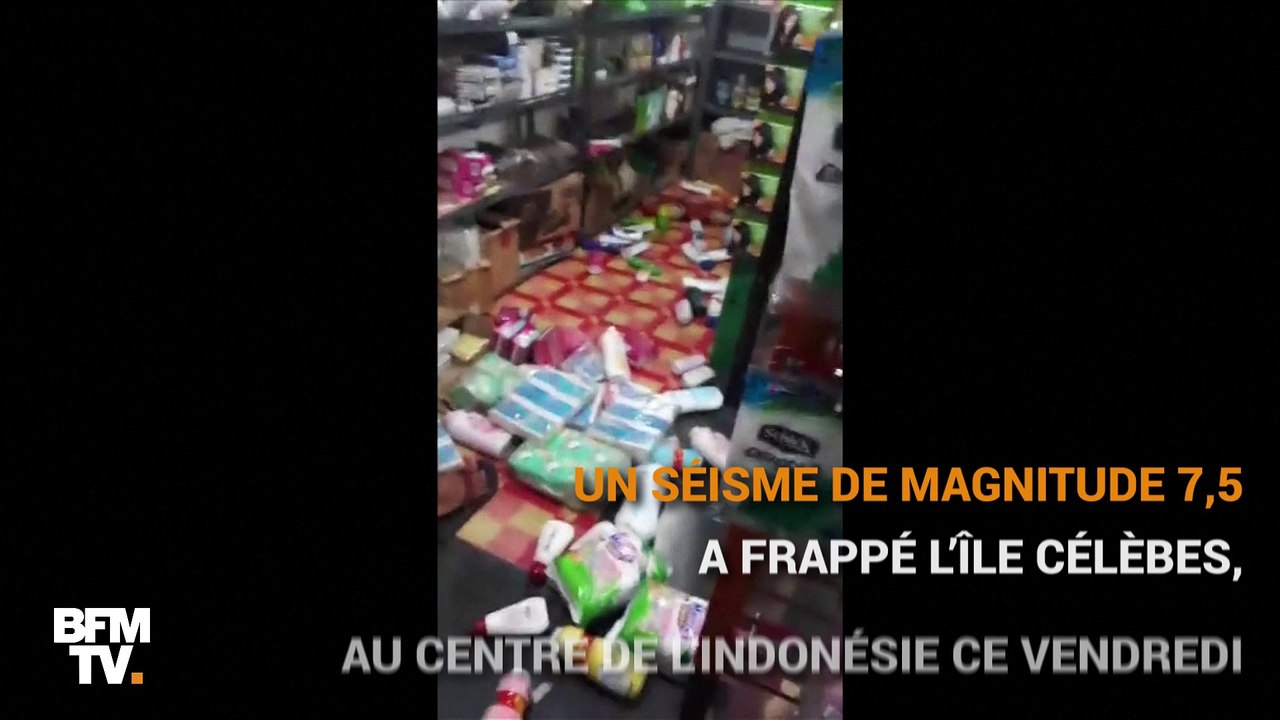 Les images impressionnantes du tsunami en Indonésie