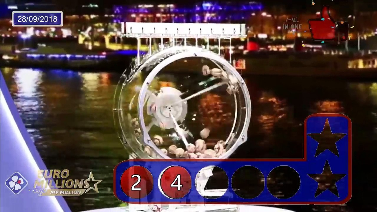 Euromillions : le tirage du 28 septembre 2018 | 151 000 000€ + My Million
