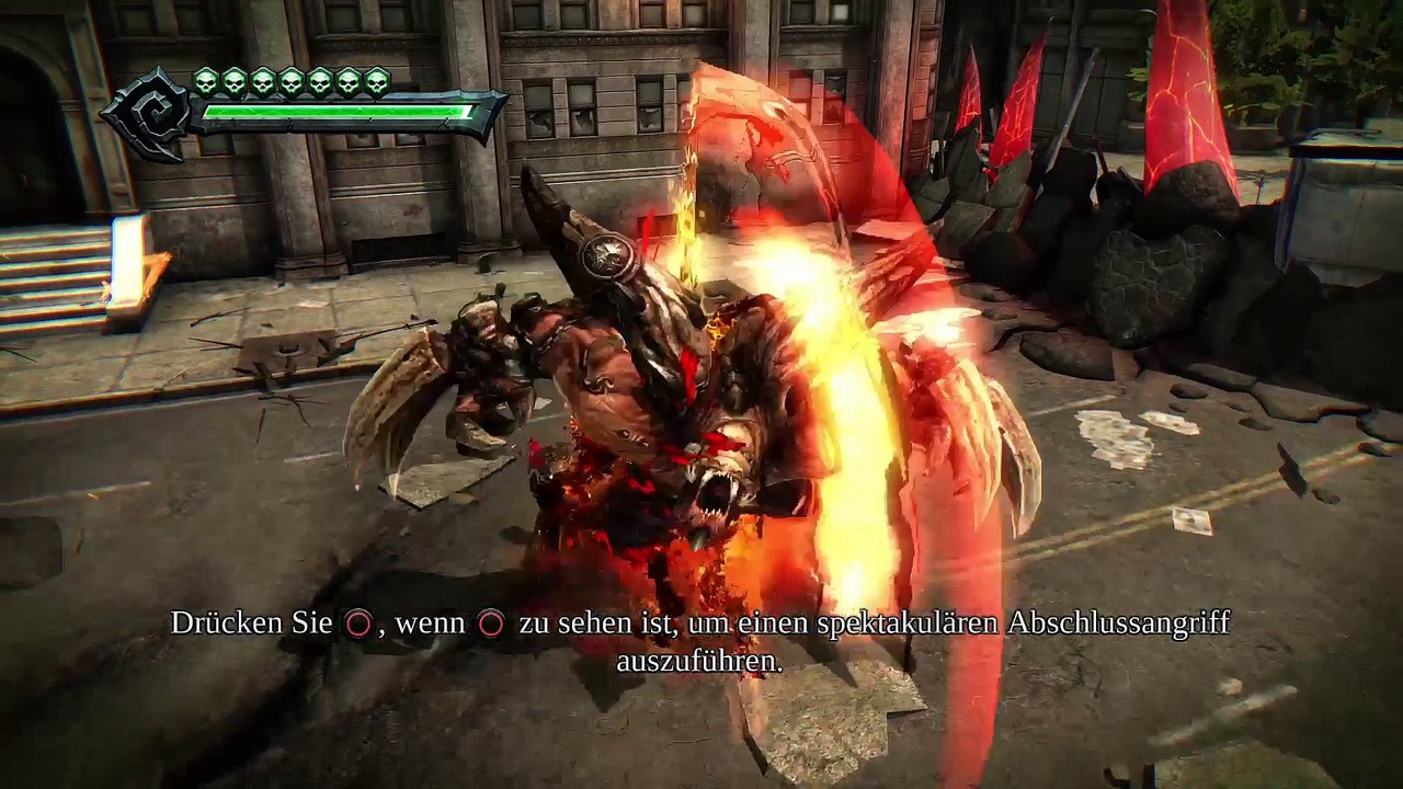 Darksiders warmastered edition ps4-ein reiter fällt zur erde #01