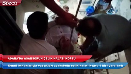 Adana’da asansör faciası!