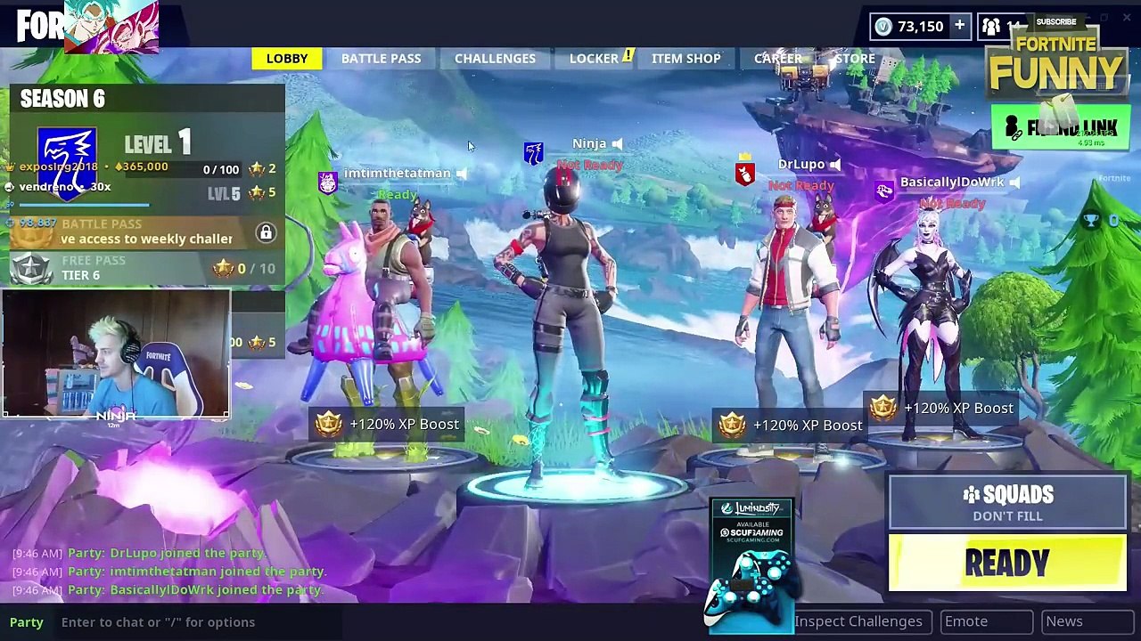 NINJA REACTS TO *NEW* SEASON 6 BATTLE PASS! *LEGENDARY* Fortnite FUNNY & EPIC Moments