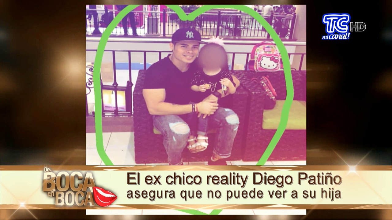 Diego Patiño pasa por duros momentos al no poder ver a su hija