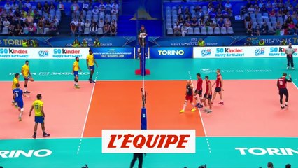 Le résumé vidéo de Brésil-Etats-Unis - Volley - ChM (H)