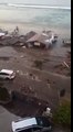 Video detik-detik Tsunami di Pantai Taman Ria Palu, gempa Donggala Sulawesi Tengah  28/9/2018