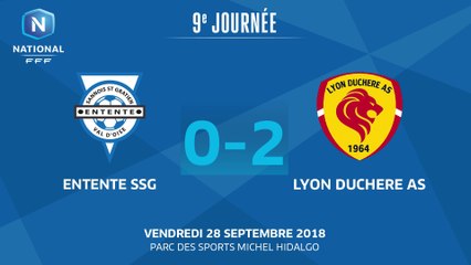 J9 : Entente SSG – Lyon Duchère AS (0-2), le résumé