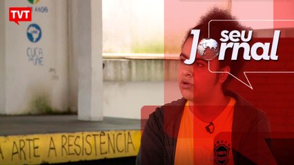 Professores participam de ato contra o fascismo no Brasil