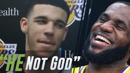 Lonzo Ball Shades LeBron James "He Not God"