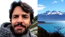 Eugenio Derbez visita los Glaciares de Nueva Zelanda