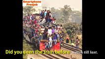 The train, crowd passenger from Bangladesh.