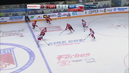 Ottawa 67&#039;s at Kitchener Rangers