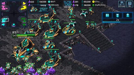 모바일 스타크래프트 프로토스 물량 스타커맨더  starcraft clone Real Time Strategy