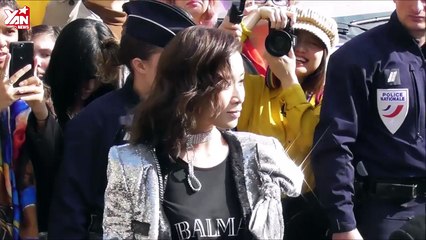 Xa Thi Mạn tại Paris Fashion Week 2018