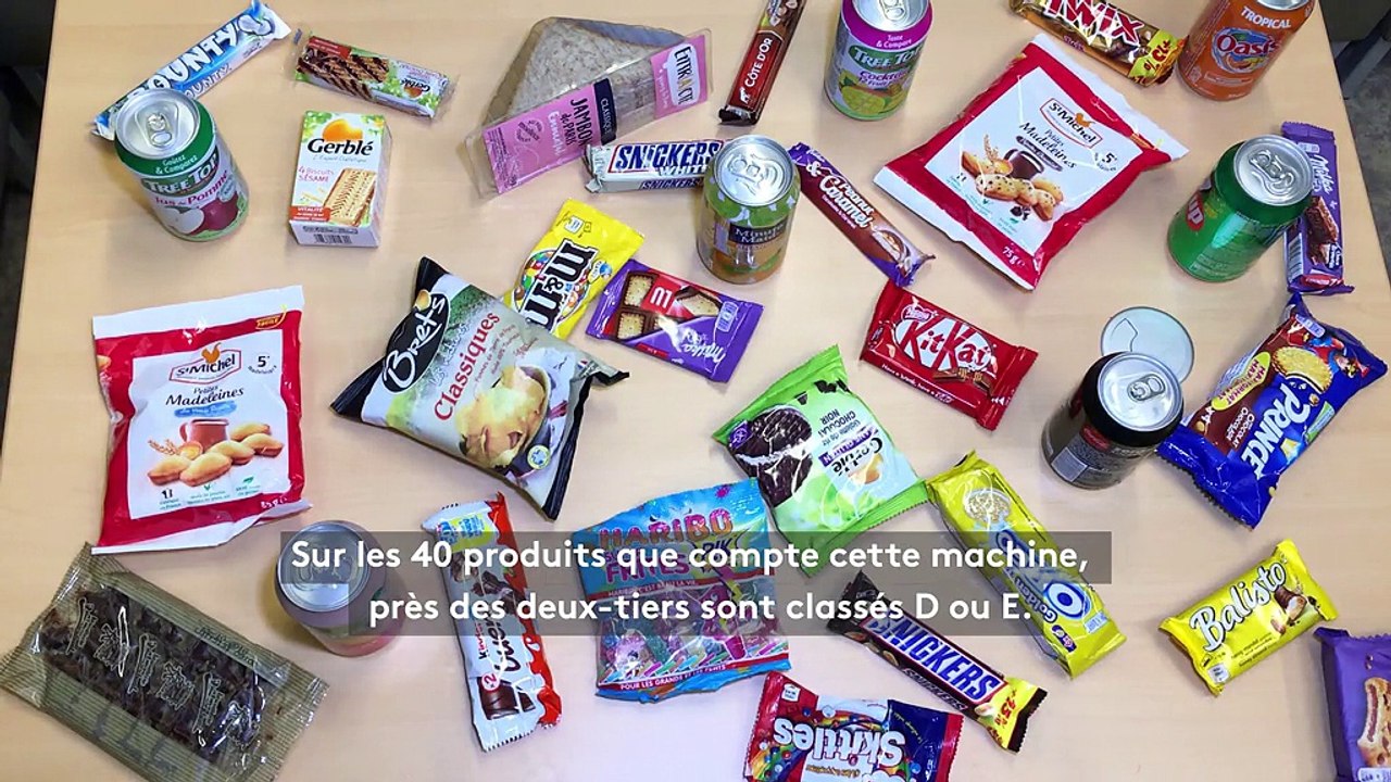 On a analysé les produits d'un distributeur de friandises et ça nous a un peu coupé la faim