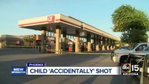 Child accidentally shot at Phoenix gas station