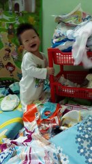 Baby boy smiling from vietnam