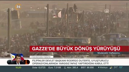 Gazze'de büyük dönüş yürüyüşü