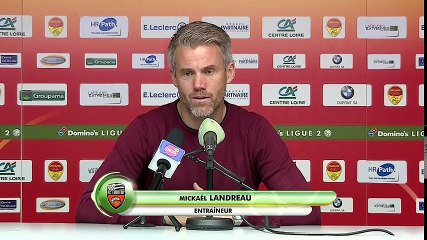 La réaction de Mickaël Landreau après US Orléans - FC Lorient (2-0)